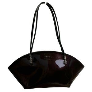 Beijo Over the moon Patent Tote Bag chocolate brown